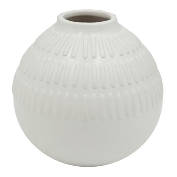 Tracey Boyd Ceramic Bevel Vase, 5"