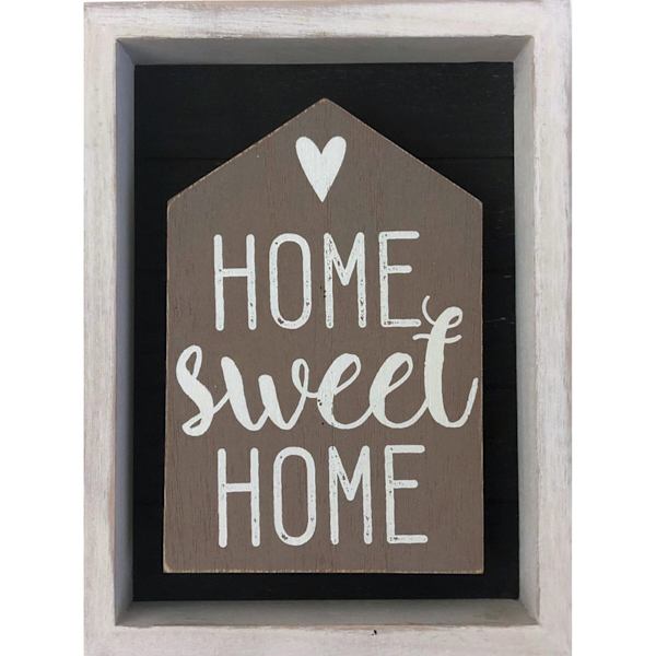 Home Sweet Home Wooden Wall Sign, 6x8