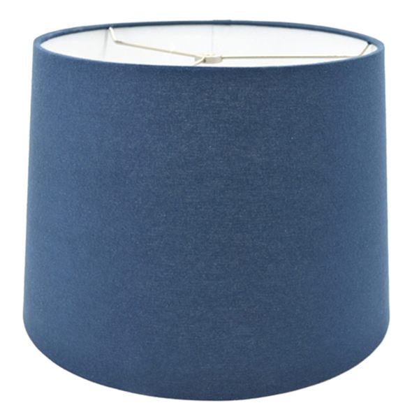 Navy Blue Medium Table Lamp Shade, 12x10x14