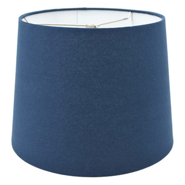 Navy Blue Small Table Lamp Shade, 12x12x9