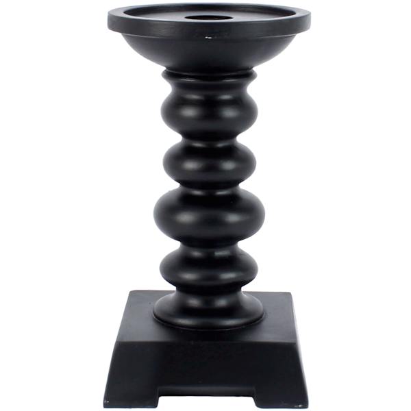 Black Candlestick, 7"