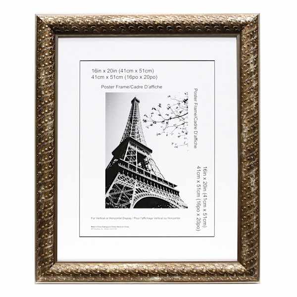 Gold Poster Wall Frame, 16x20