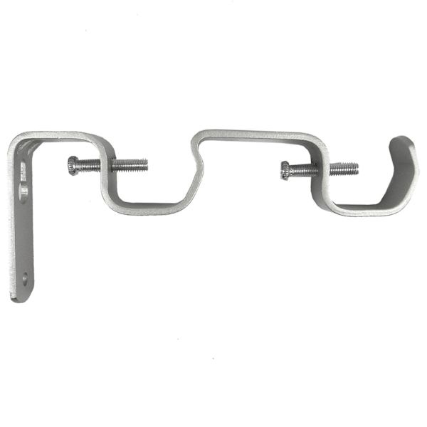 2-Pack Silver Double Rod Converter Brackets