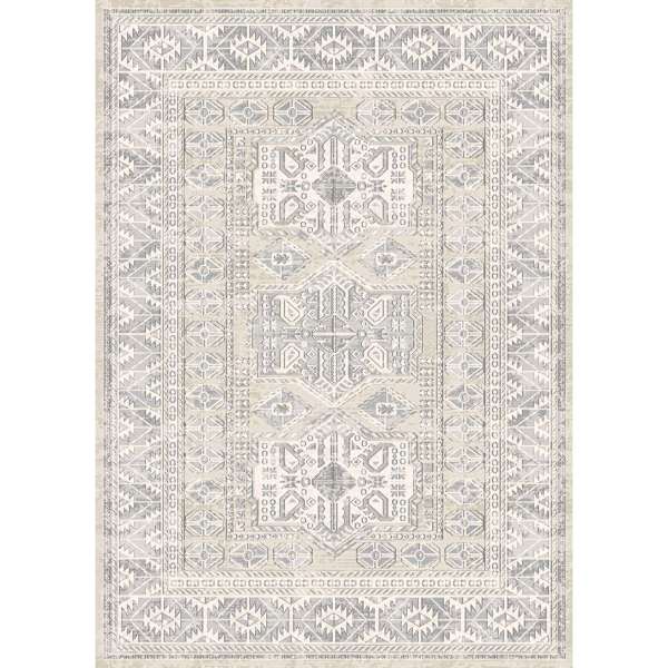 (D452) Shaydon Grey & Multicolor Woven Area Rug, 5x7