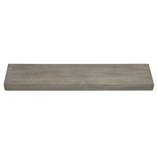 Light Grey Wooden Floating Wall Ledge, 36"