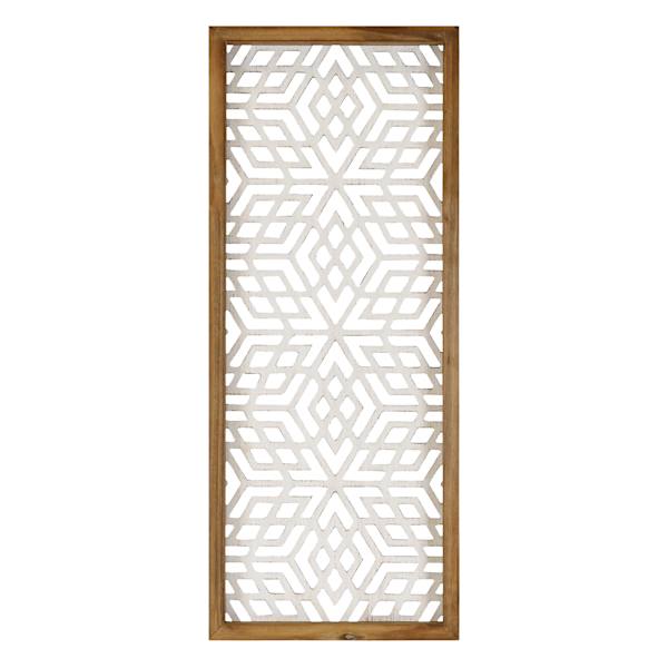 Ornate Carved Wooden Wall Art, 10x25