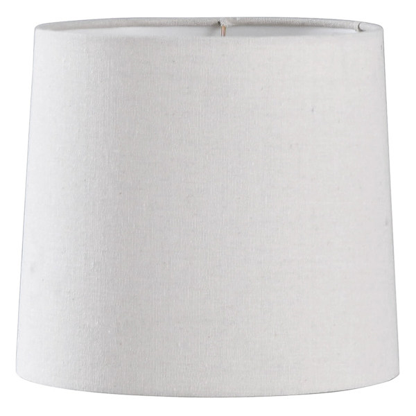 Cream Linen Blend Accent Lamp Shade, 9"