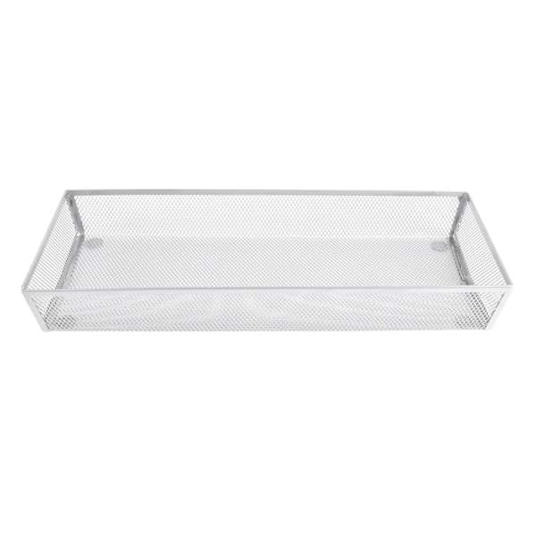 Silver Metal Mesh Drawer Organizer, 6x15
