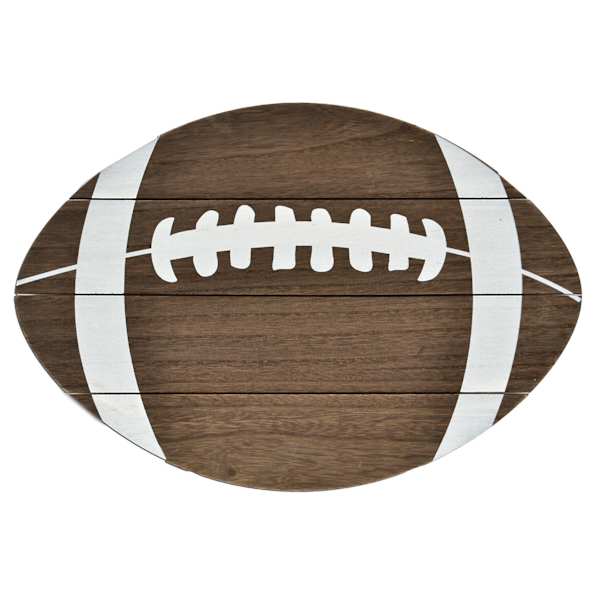 Football Wooden Wall Decor, 16x11