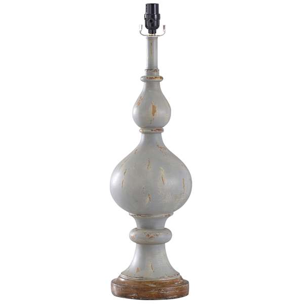 26in. Light Blue Oversized Table Lamp