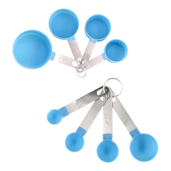8-Piece Measuring Cup & Spoon Set, Blue