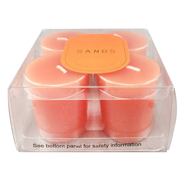 4-Pack Coral Sands Scented Votive Candles
