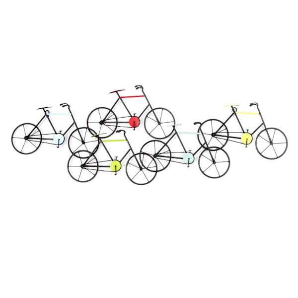 Bicycle Metal Wall Decor Set, 41x15