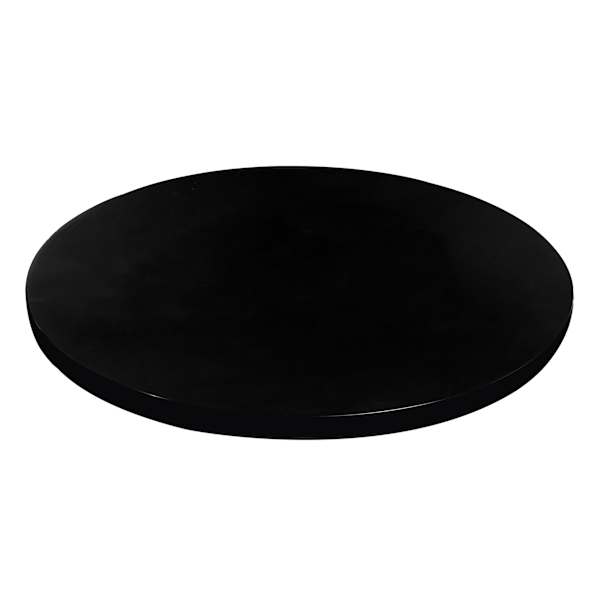 Black Wooden Rotating Lazy Susan