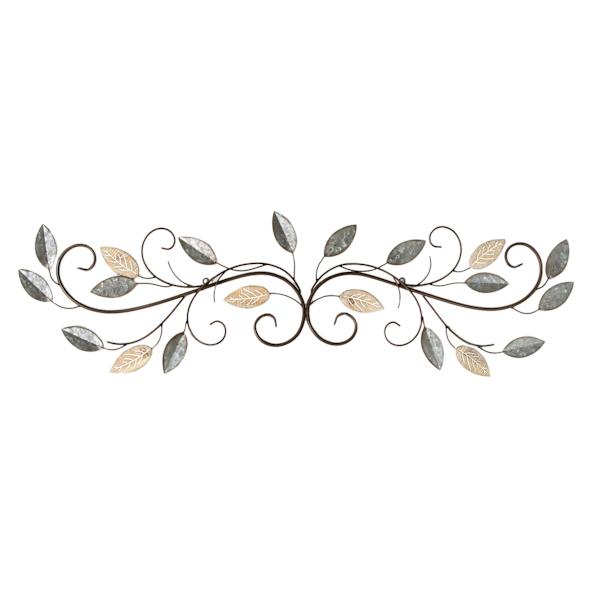 Metal & Wood Over The Door Wall Art, 43x12
