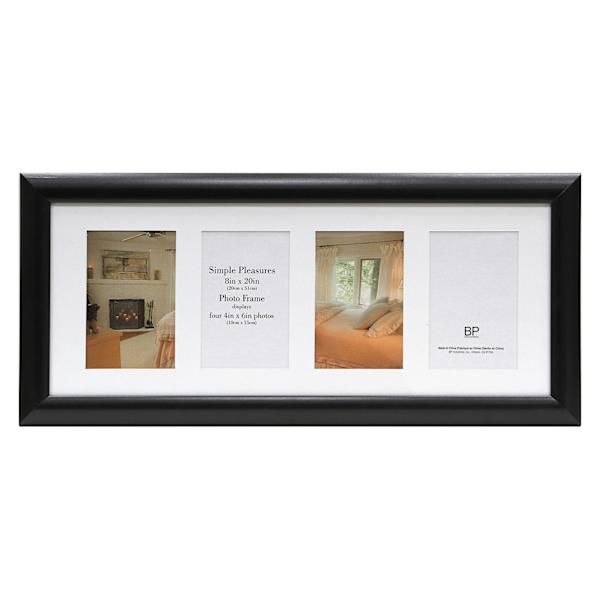 Framed Black Poster Collage Picture Frame, 20x8