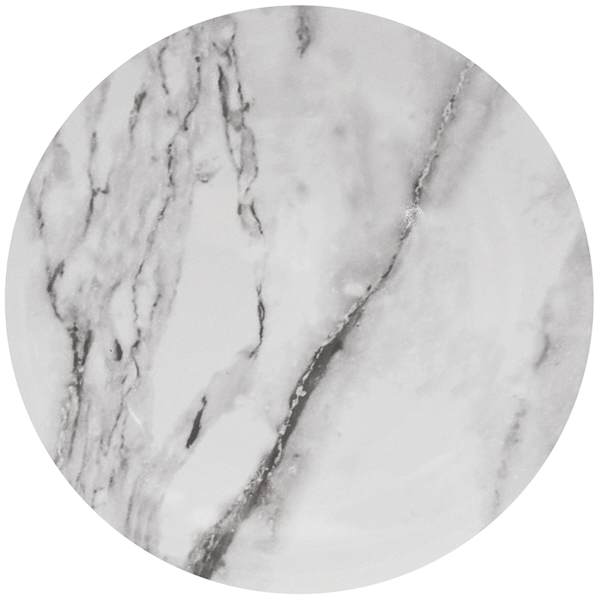 Marble-Look Melamine Salad Plate