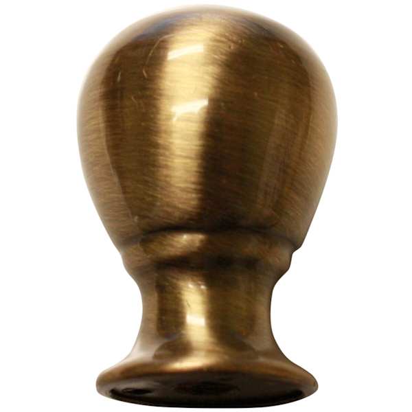 Antique Brass Round Lamp Finial
