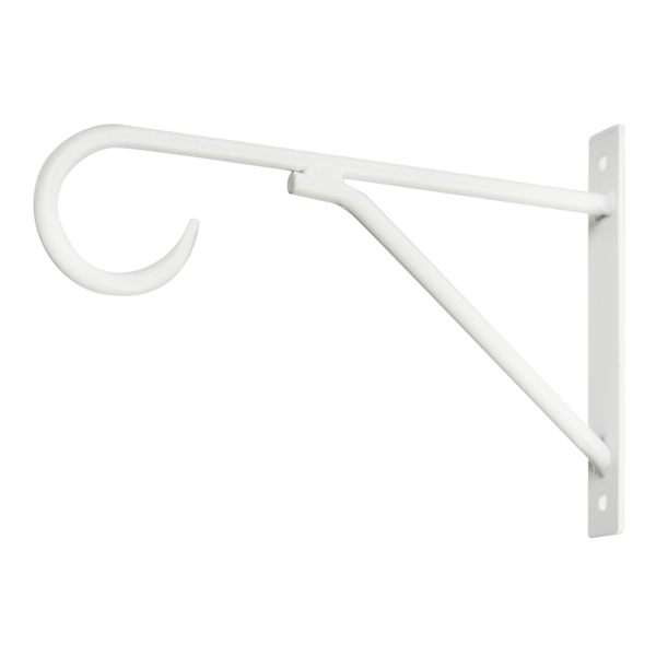 Garden Planter Hook, Satin White