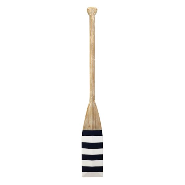 Striped Wooden Oar Wall Decor, 6x47