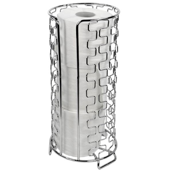 Grey Metal Curved Tissue Holder