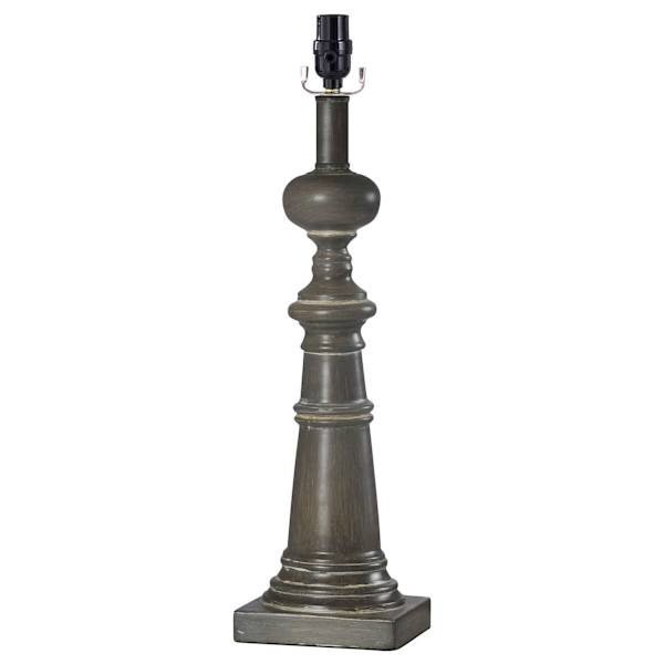 Fells Point Grey Medium Table Lamp Base, 19"