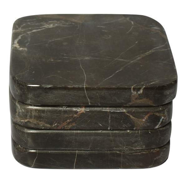 Set of 4 Embrador Square Marbled Coasters