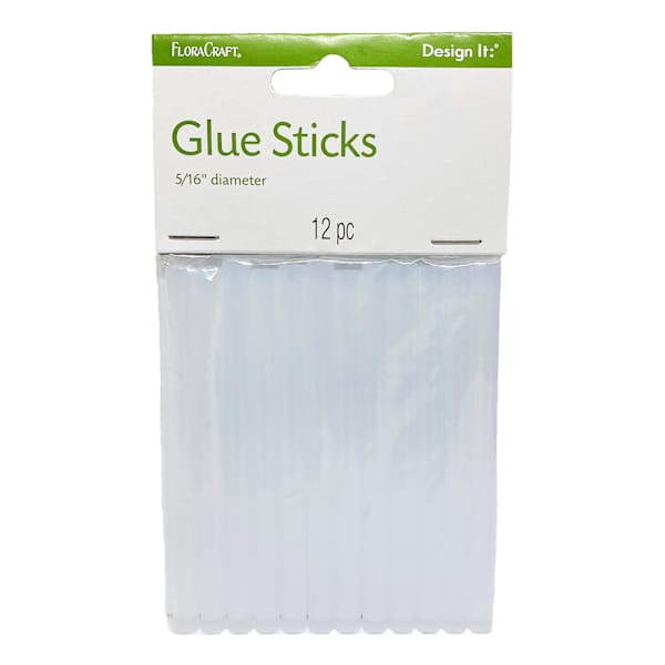 12-Piece Hot Glue Sticks, 5/16"