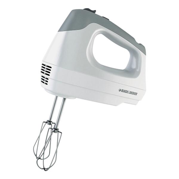 Black & Decker 6-Speed Hand Mixer, White