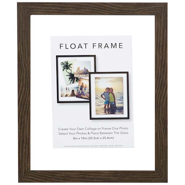 Grey Linear Profile Floating Wall Frame, 8x10