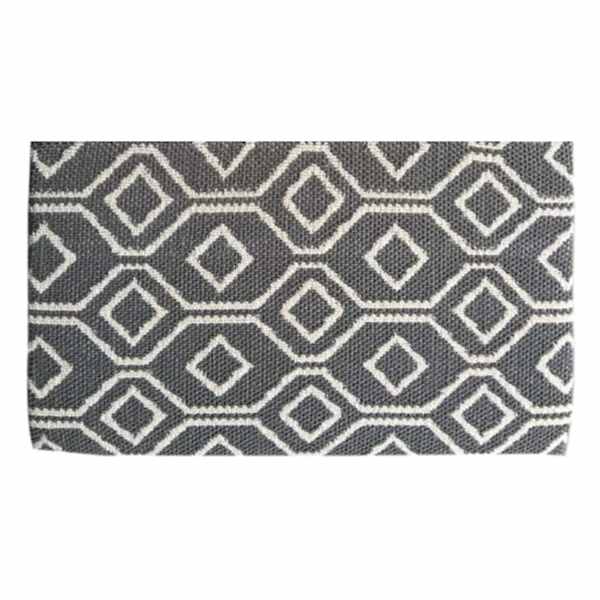 Crosby St. Paramus Grey Kitchen Mat, 20x32
