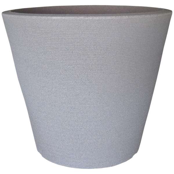 Japi All Weather Proof Linea Low & Stone Outdoor Planter, Extra Small