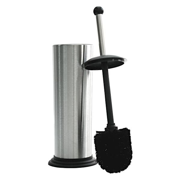 Chrome Metal Toilet Bowl Brush with Back Details