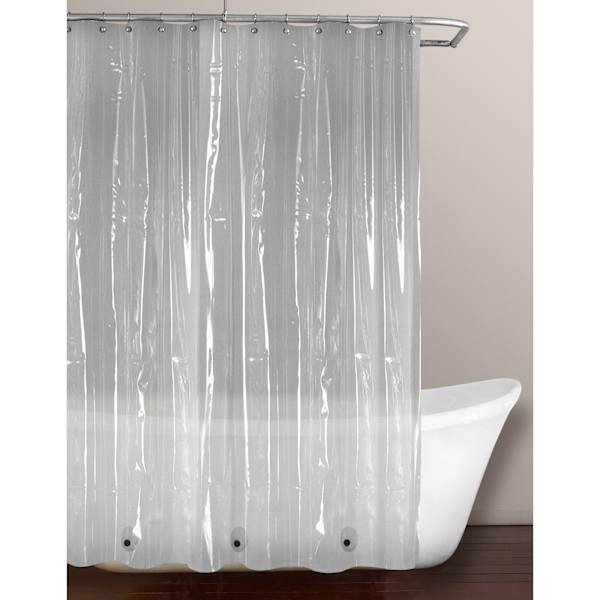 Clear Lightweight Shower Liner, 72"