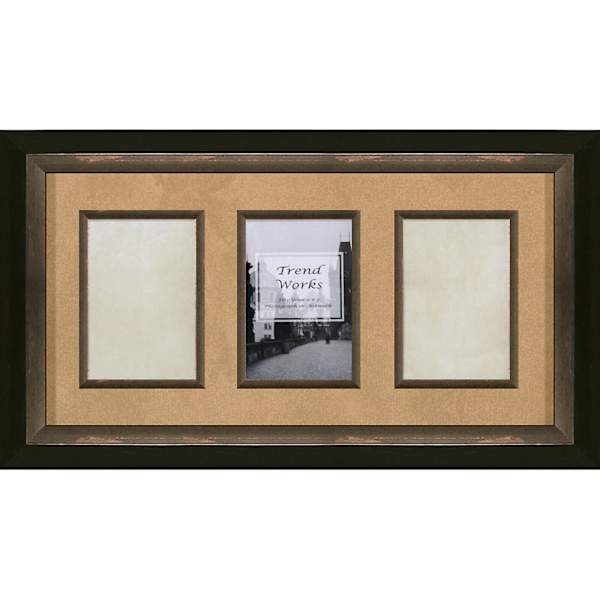 3 Opening Tan Mat Collage Picture Frame 5x7
