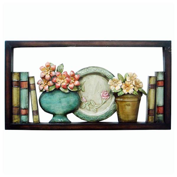 Metal Floral Fantasy Wall Art, 30x16