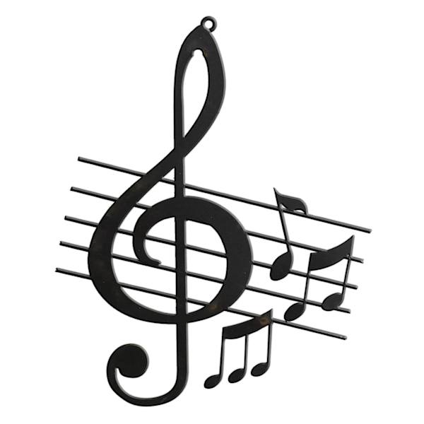 Metal Music Note Wall Art, 9x12