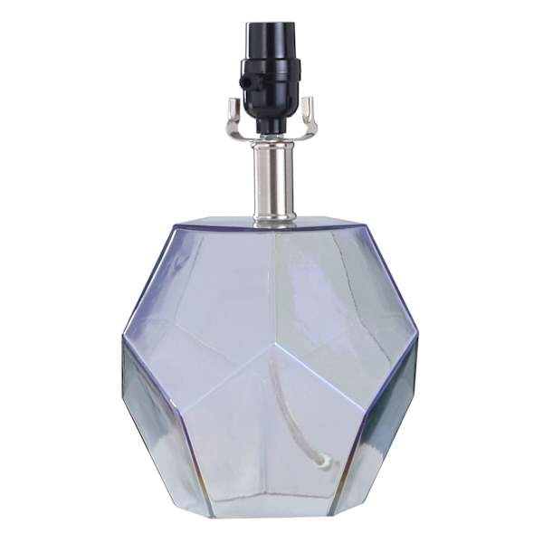 Iridescent Glass Mini Accent Lamp Base, 9"