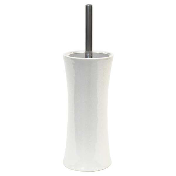 Burt White Ceramic Toilet Bowl Brush