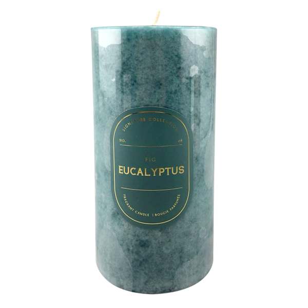 Fig Eucalyptus Scented Pillar Candle, 3x6
