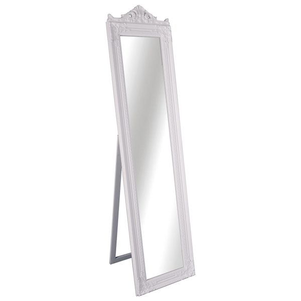Ornate Cheval Floor Mirror, 17x71