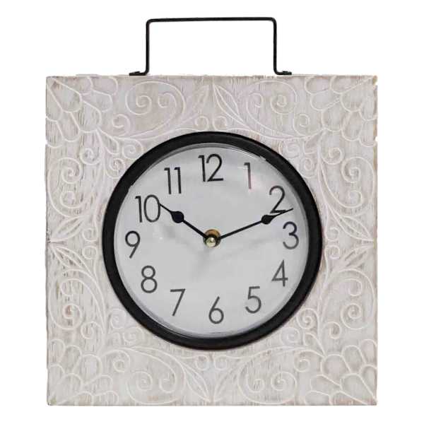 Square Decorative Clock, 11.5"