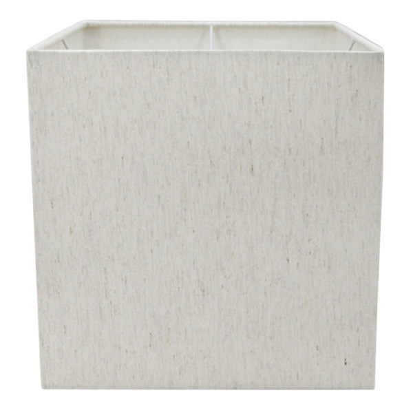 Off-White Square Lamp Shade, 10"