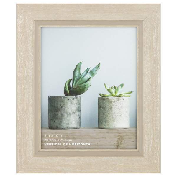 Metallic Grey Flat Profile with Grey Inner Line Wall Frame, 8x10