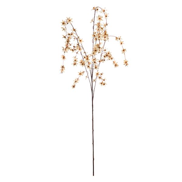 Ivory Star Flower Branch, 47"
