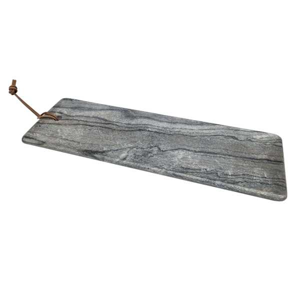Grey Marbled Rectangle Serving Tray