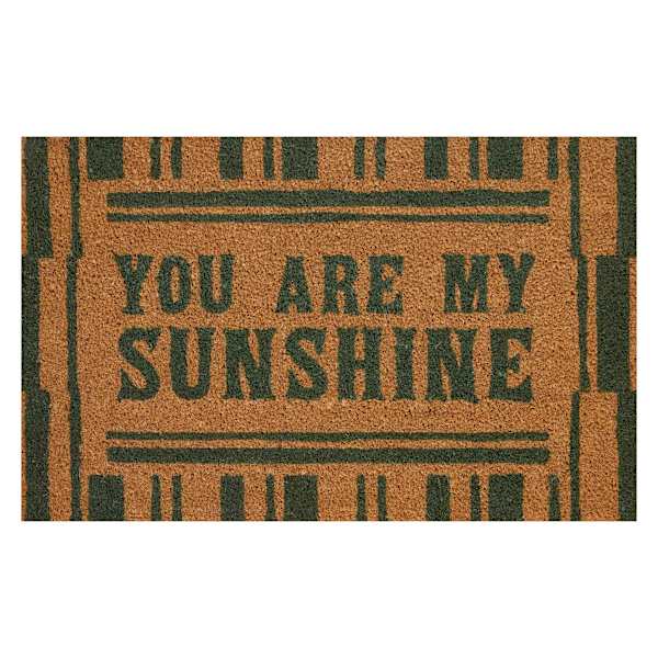 You Are My Sunshine Coir Mat, 18x30
