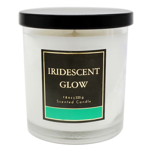Iridescent Glow Scented Jar Candle, 7.8oz