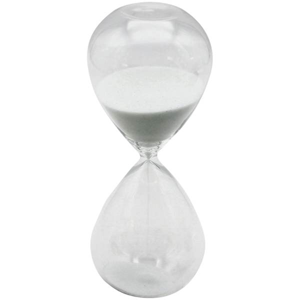 White Sand Hourglass, 6"