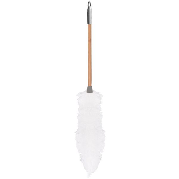 Grey Bamboo Wood Microfiber Duster